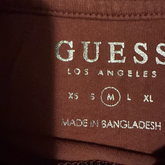 Guess brown and Black Logo Tee - Picture 2 of 5